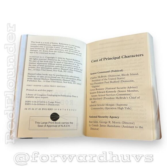 Bundle 3 for $15 Scimitar SL-2 by Patrick Robinson Large Print | Read Descriptio - Picture 4 of 7